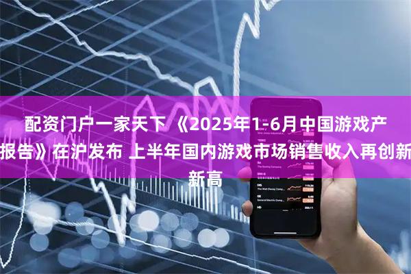 配资门户一家天下 《2025年1-6月中国游戏产业报告》在沪发布 上半年国内游戏市场销售收入再创新高